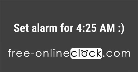 9 25 am alarm
